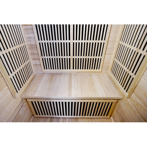 Evansport 2-Person Indoor Infrared Sauna - Infrared Carbon Heating